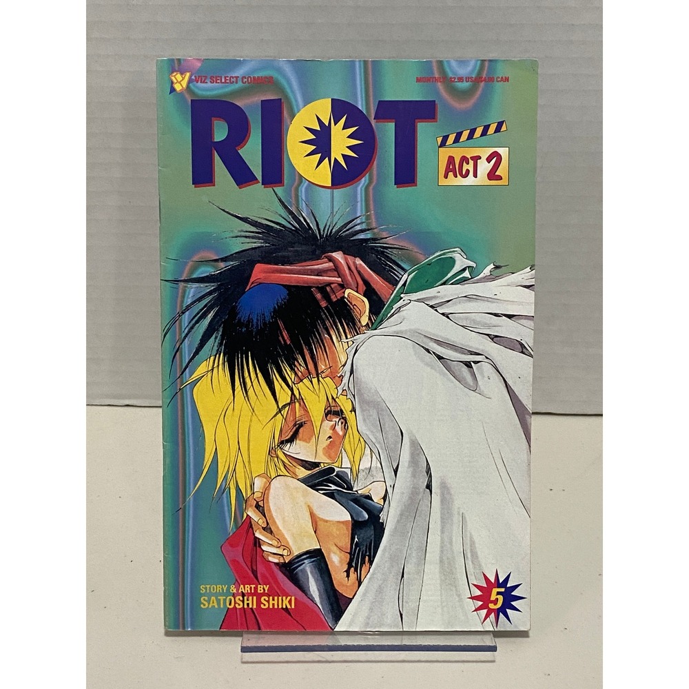 Viz Comics Riot Act 2 Issue 5 Manga Satoshi Shiki Multi Color Excellent